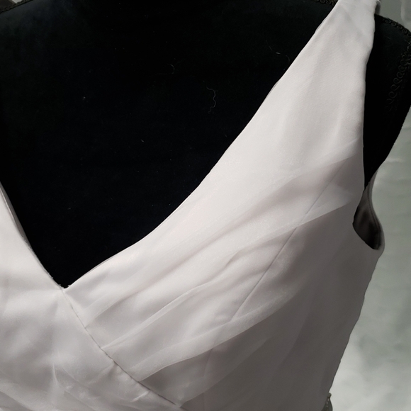 Moonlight wedding, V- neck, open back, size 14, - Picture 3 of 15